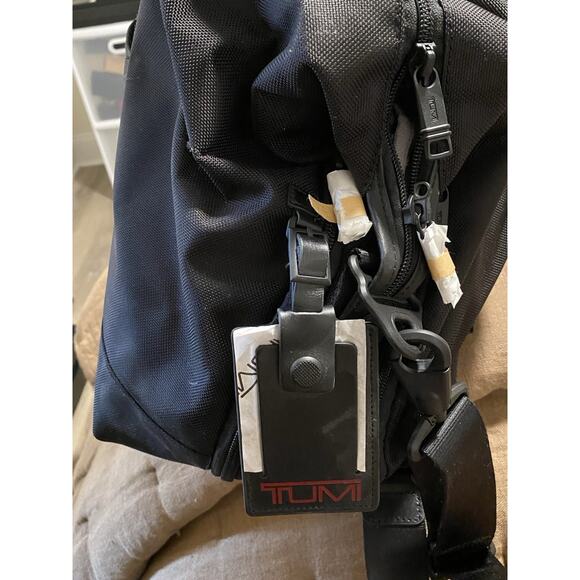 TUMI Travel Bag Duffle Double Expansion Satchel NWT MSRP $550.00 ALPHA 3 Black - Picture 9 of 12